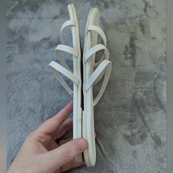 Tkees Leather 3 Strap Minimalist Flat Slide Sandals - Picture 9 of 12